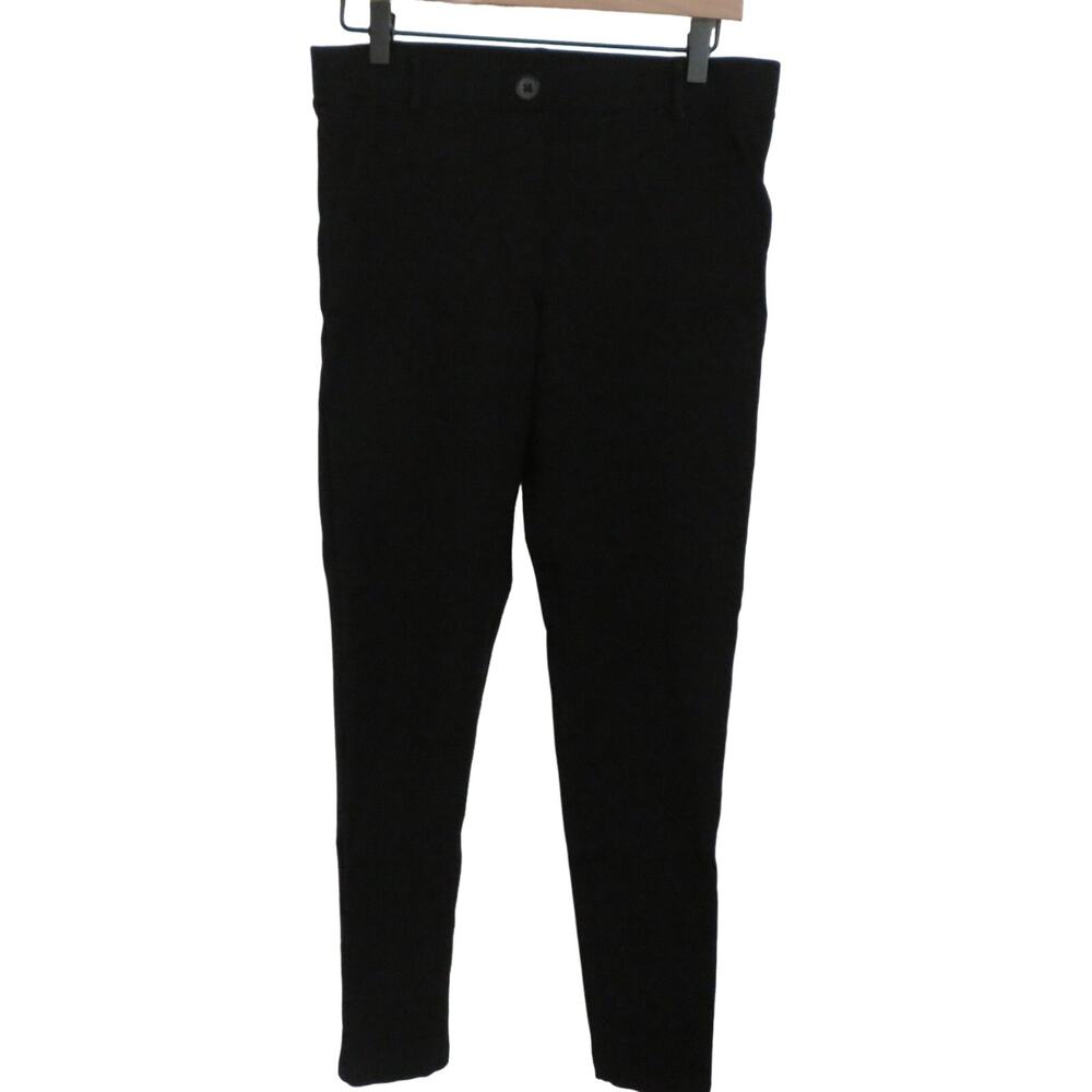 Betabrand Womens Sz M Black Dress Pant Yoga Pants Pull On Stretchy Pants